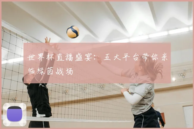 世界杯直播盛宴：五大平台带你亲临绿茵战场